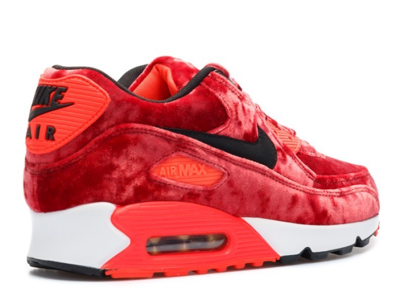 nike air max velours rouge